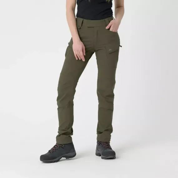 Женские брюки Helikon-Tex Women's OTP (Outdoor Tactical Pants) - VersaStretch, Taiga Green