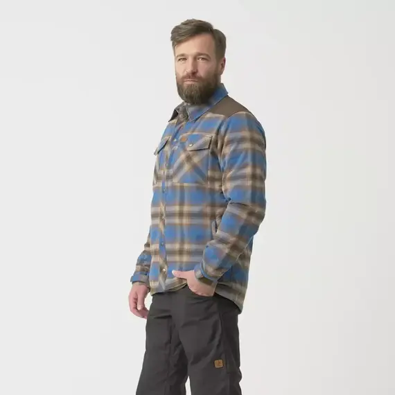 Рубашка Helikon-Tex Winter Warden Shirt, Forest Blue Plaid