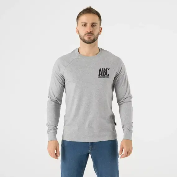 Футболка с длинным рукавом Helikon-Tex T-shirt Long Sleeve (ABC Always Be Cool), Melange Mid Grey